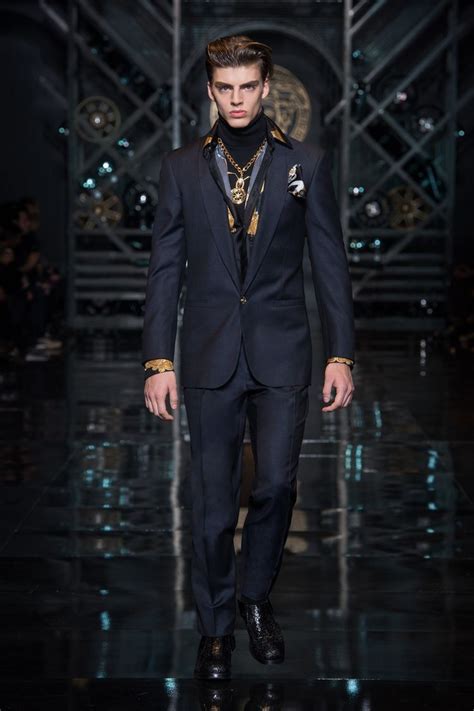 male model suit versace|Versace clearance for men.